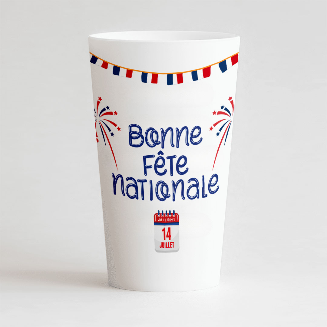 Gobelet Personnalisé Soirée Fête Nationale 14 Juillet – CUP 25-33 Digital